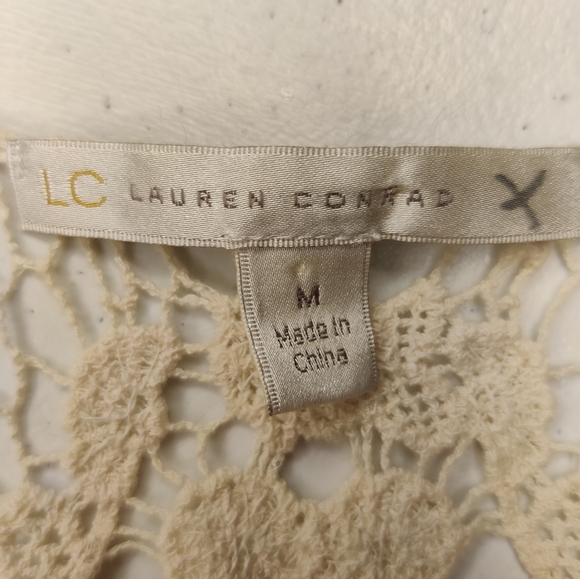 Lauren Conrad Cream Lace Cover Up Dress - Picture 3 of 3